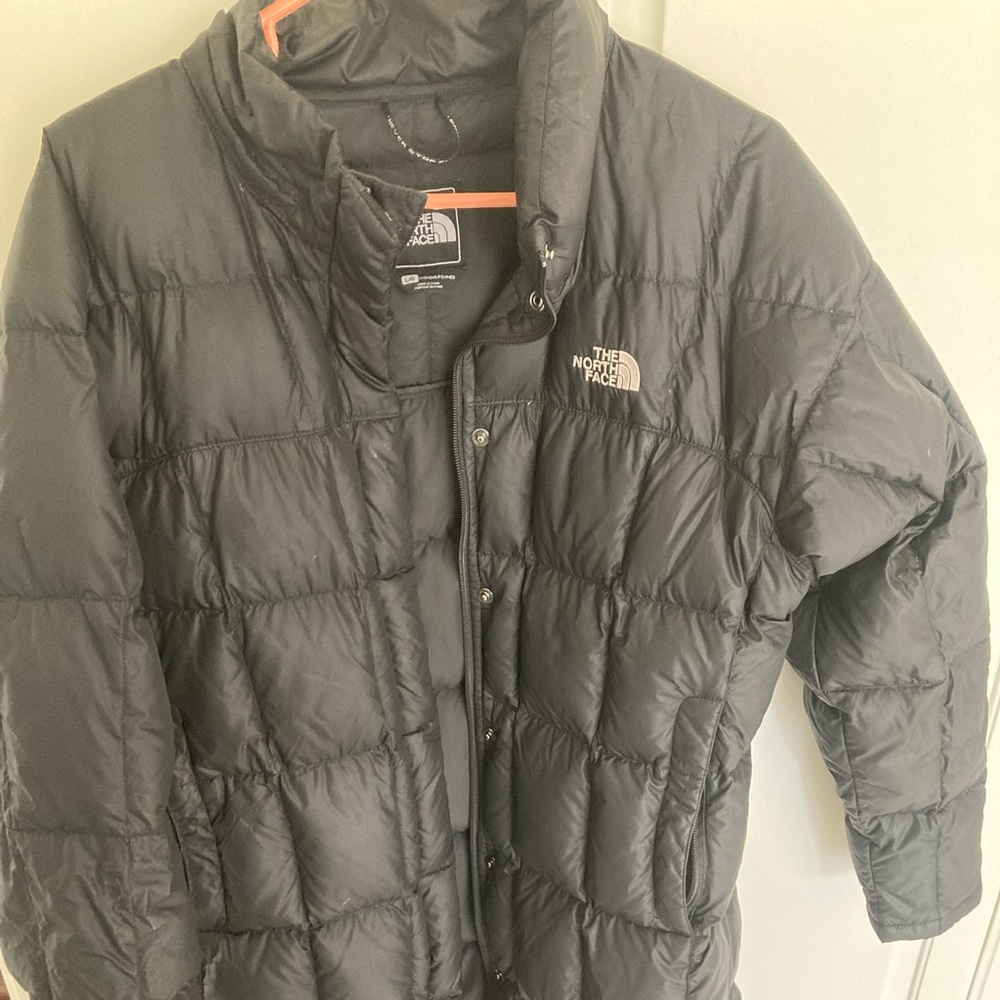Womens The North Face Quilted Black Down Jacket